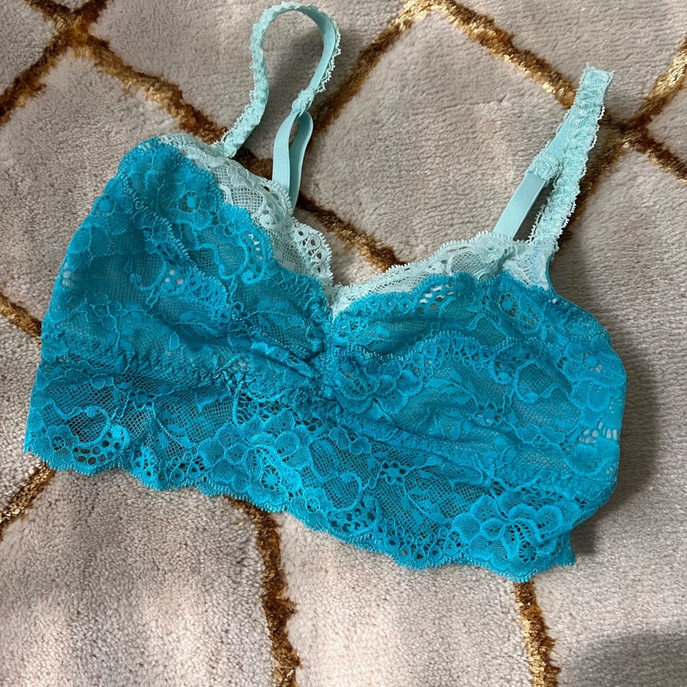 Victoria’s Secret PINK bralette blue light blue
